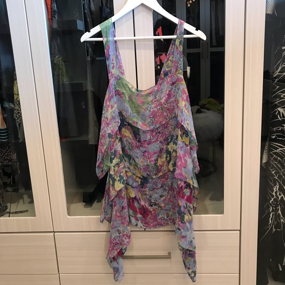 Tracey Reese floral  top/tunic NWT